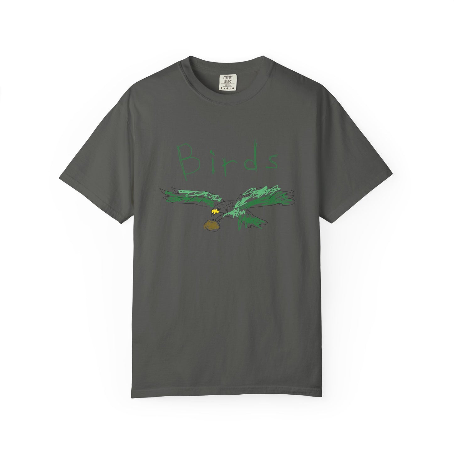 Birds Crayon Graphic Tee