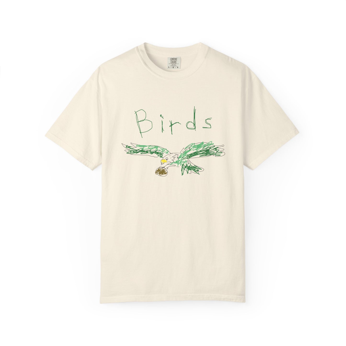 Birds Crayon Graphic Tee