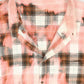 Bleached Flannel Button Down Shirt Image 3