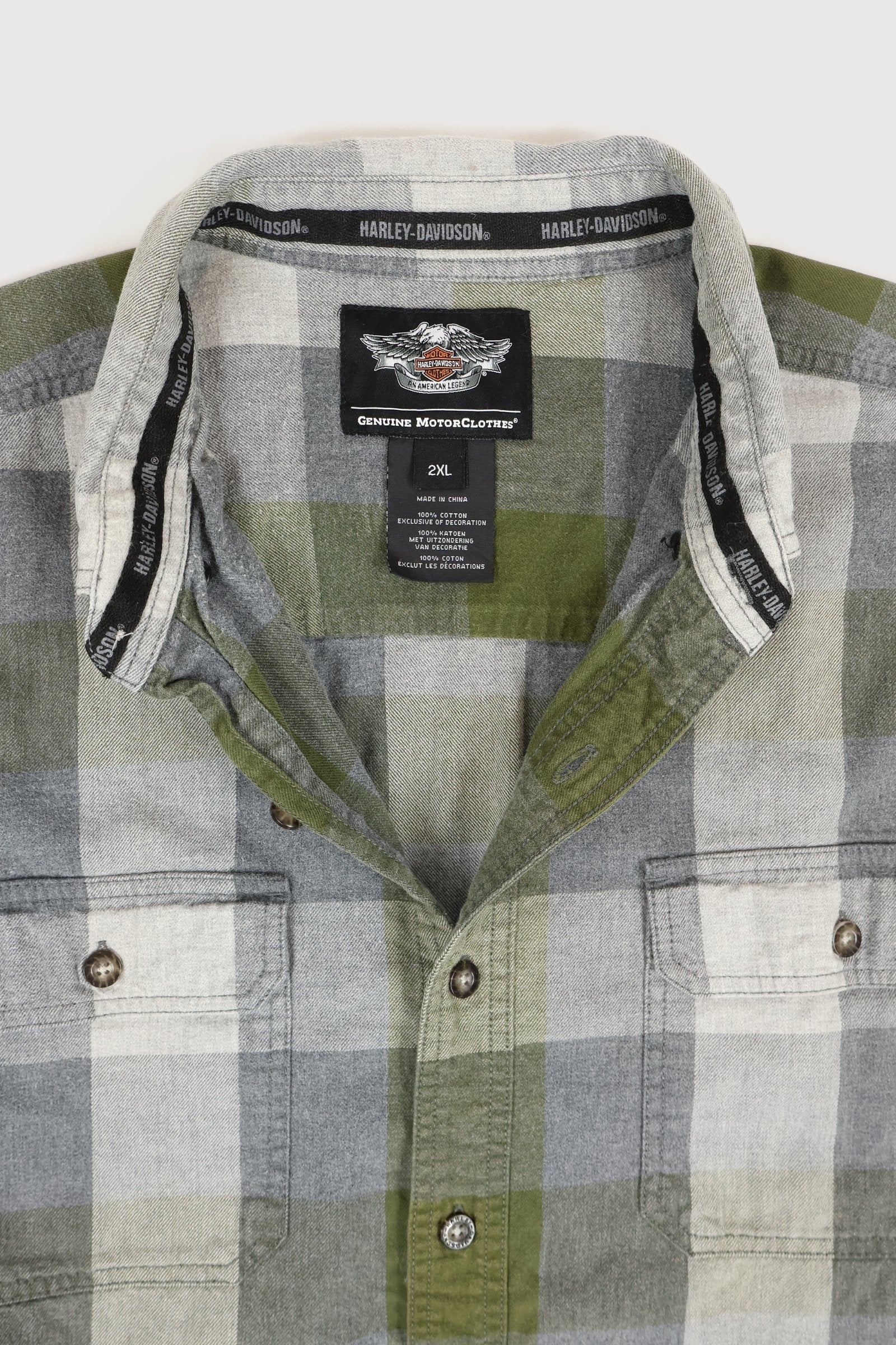Y2K Harley-Davidson Button Down Shirt Image 3