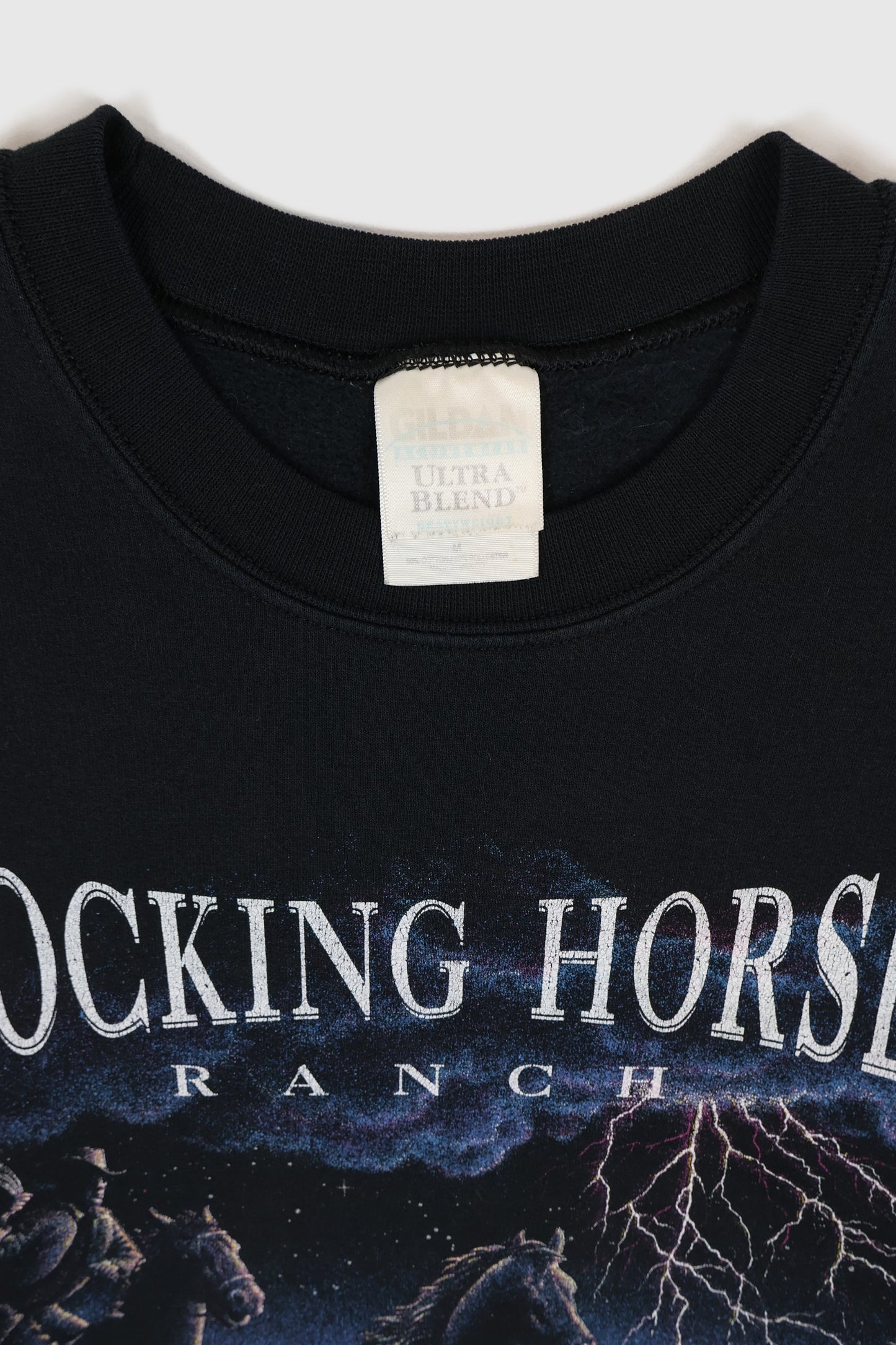 Vintage Rocking Horse Ranch Crewneck Image 2