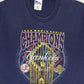 Vintage New York Yankees 1996 World Series Champions Tee Image 1