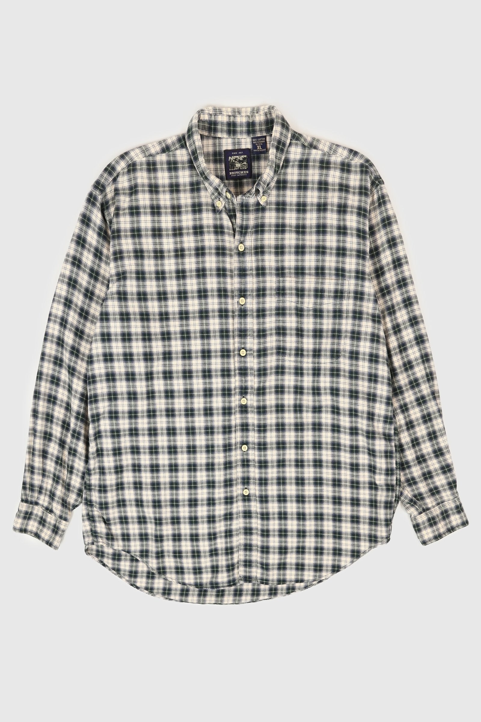 Vintage Plaid Button Down Shirt Image 0