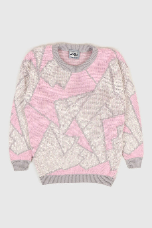 Vintage Geometric Pattern Sweater Image 0
