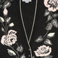 Vintage Flower Pattern Cardigan Sweater Image 1