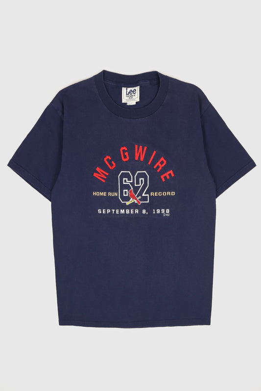 Vintage Mark McGwire Home Run Record Tee Image 0