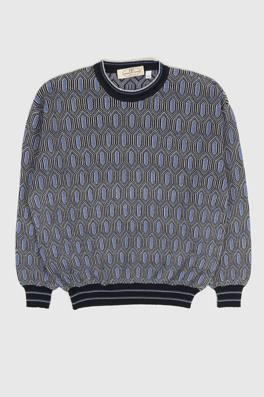 Vintage Geometric Pattern Sweater Image 0