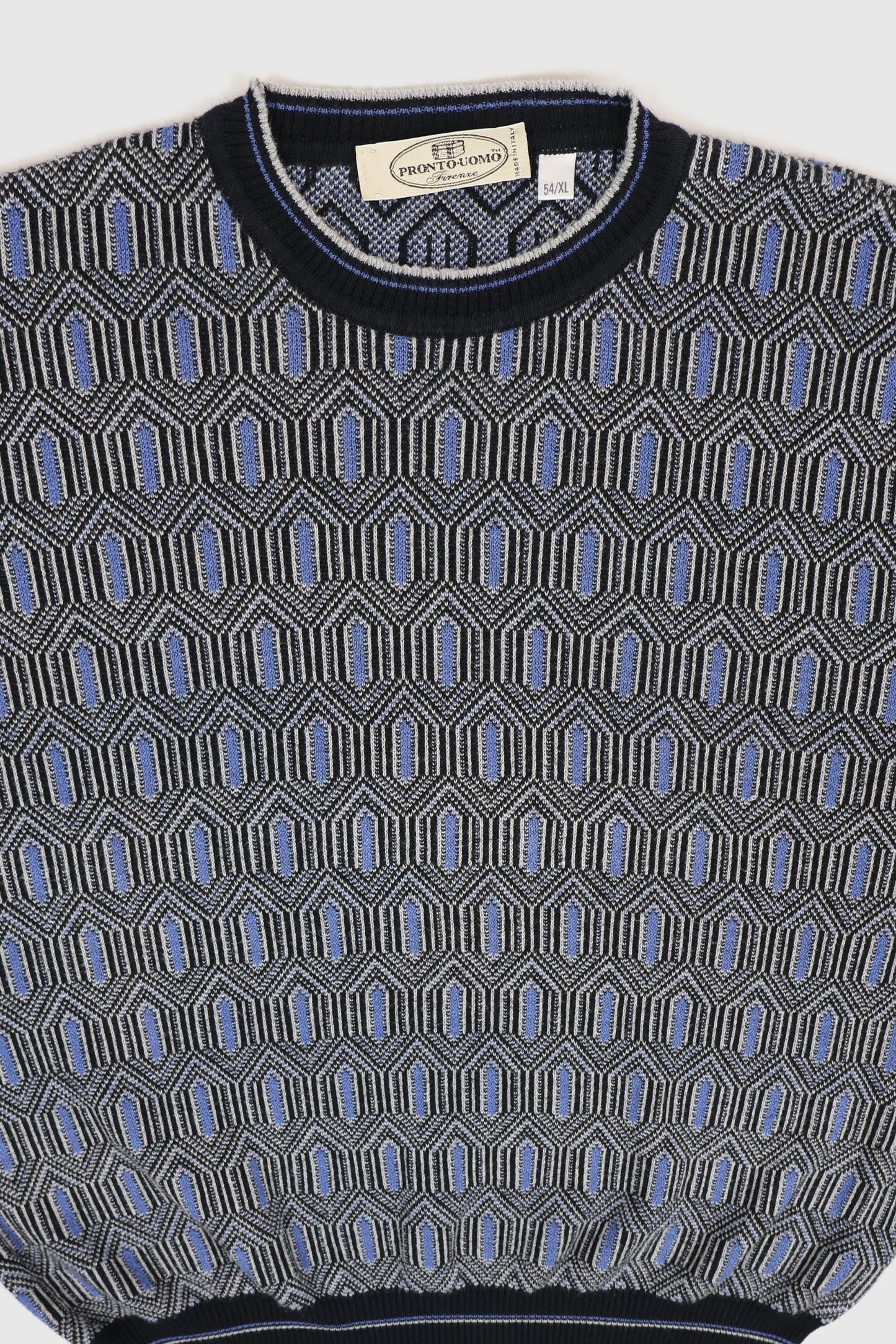 Vintage Geometric Pattern Sweater Image 1