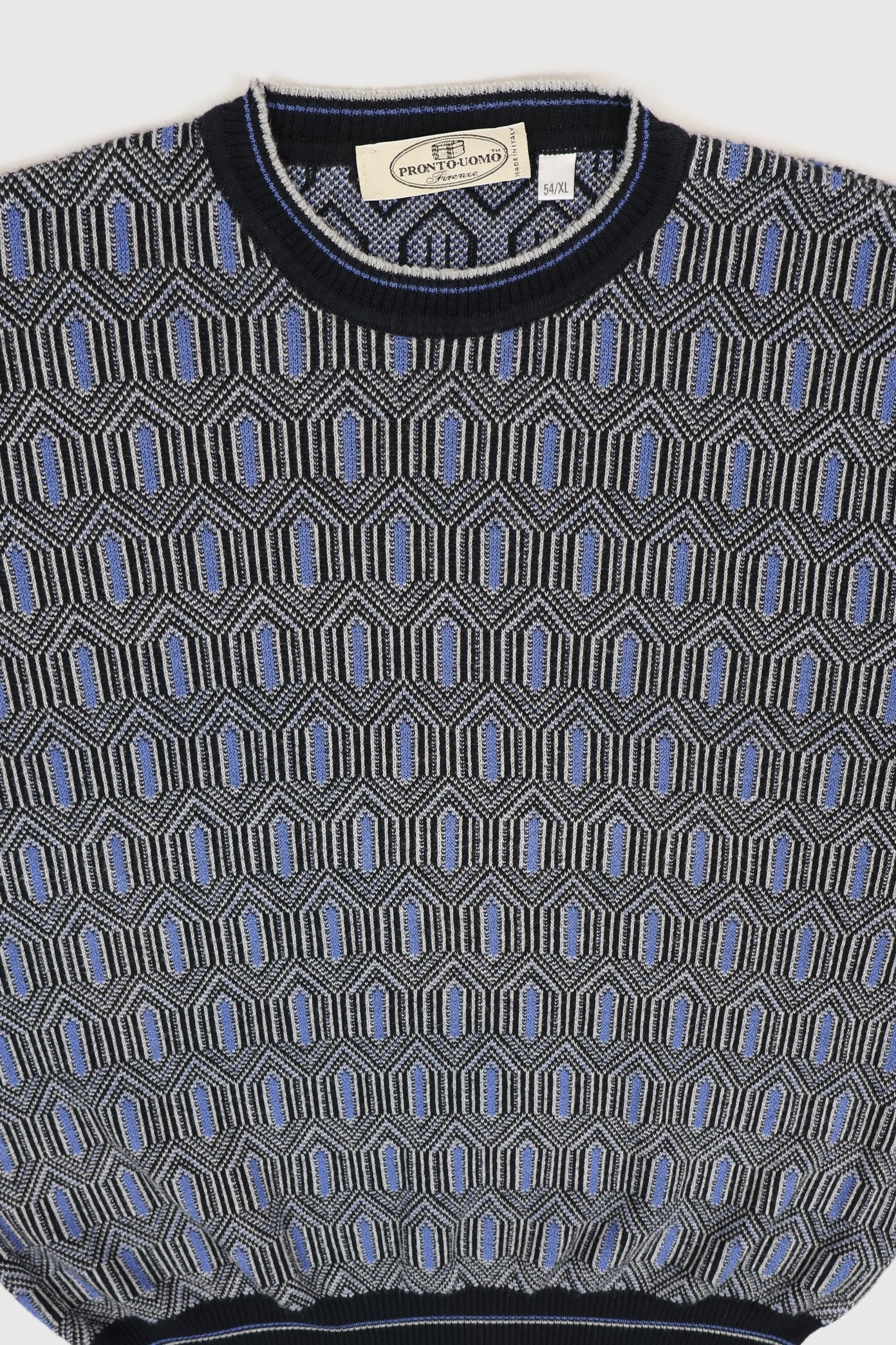 Vintage Geometric Pattern Sweater Image 1