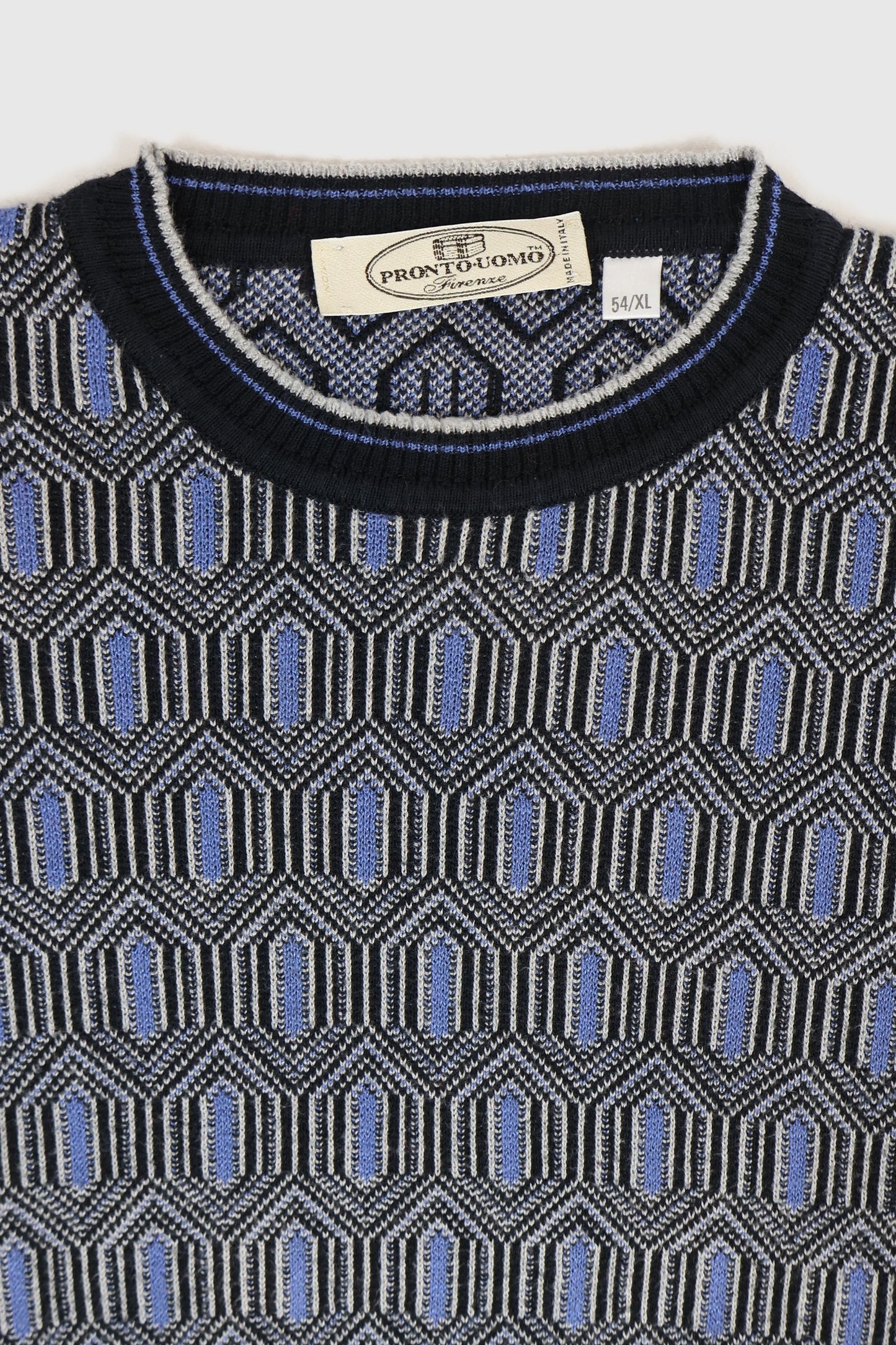Vintage Geometric Pattern Sweater Image 2