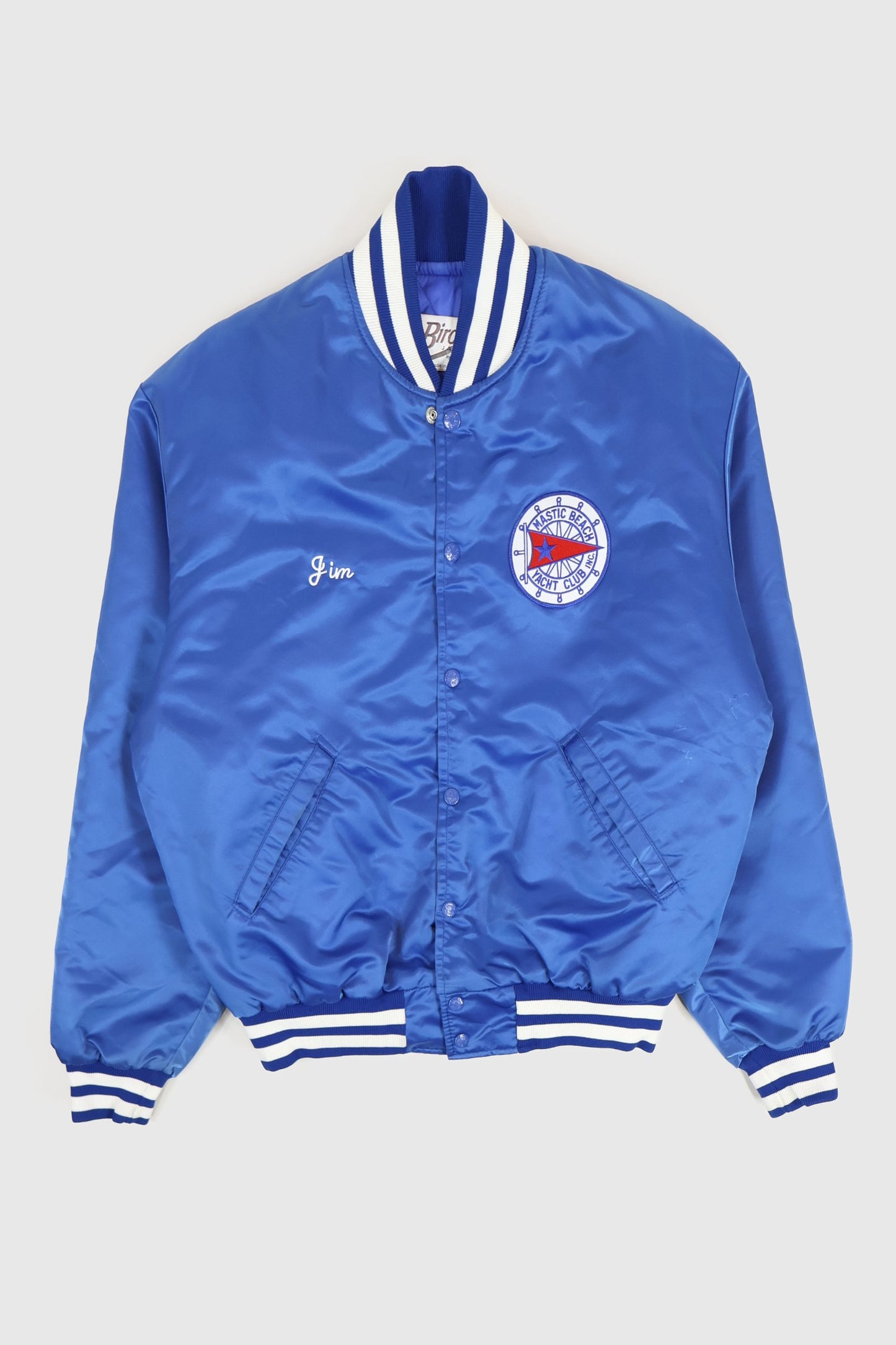 Vintage Mastic Beach Yacht Club Snap-Button Jacket Image 0