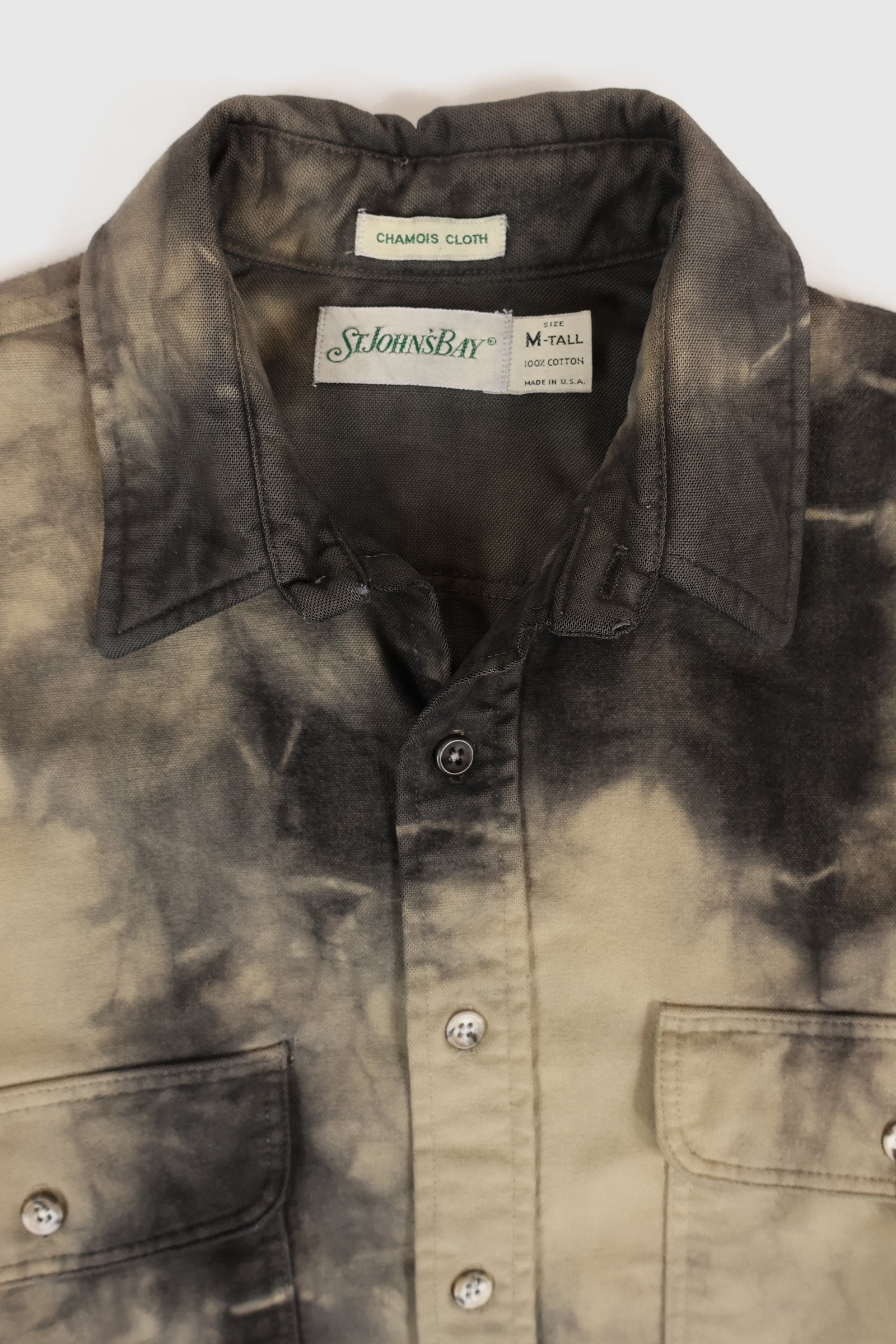Reworked Dyed Button Down Shirt Image 3