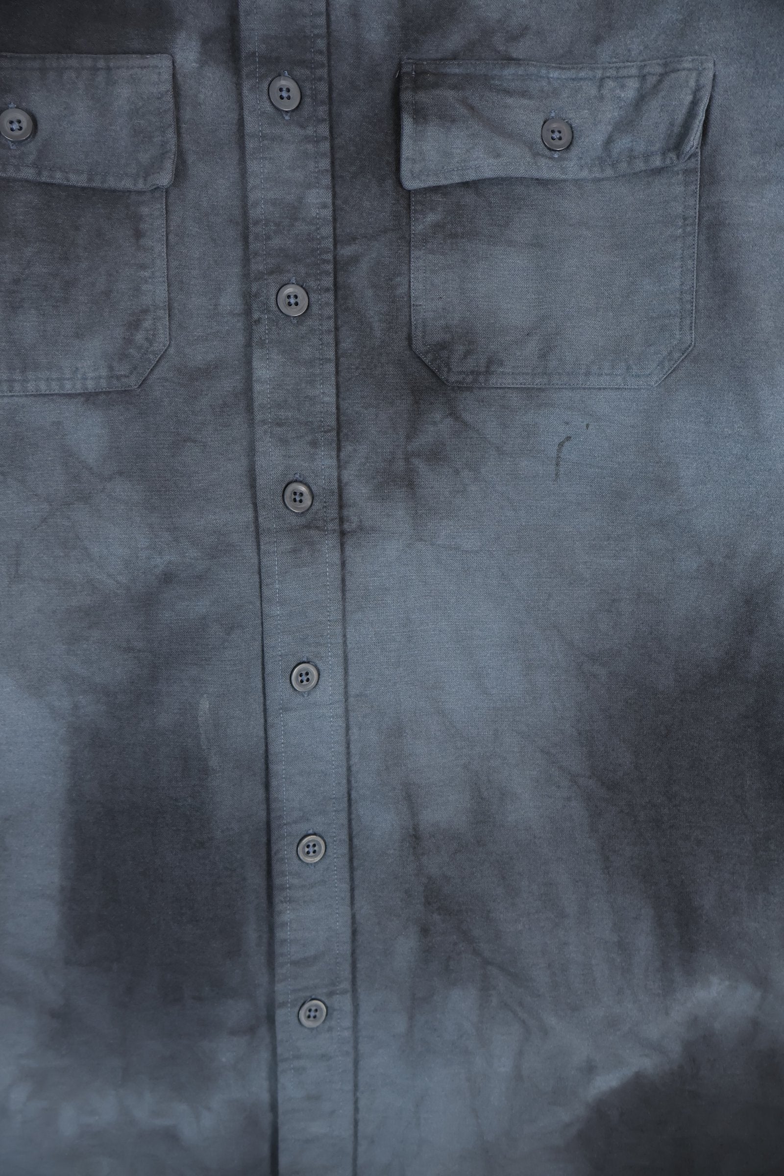 Reworked L.L. Bean Dyed Flannel Button-Down Shirt Image 4