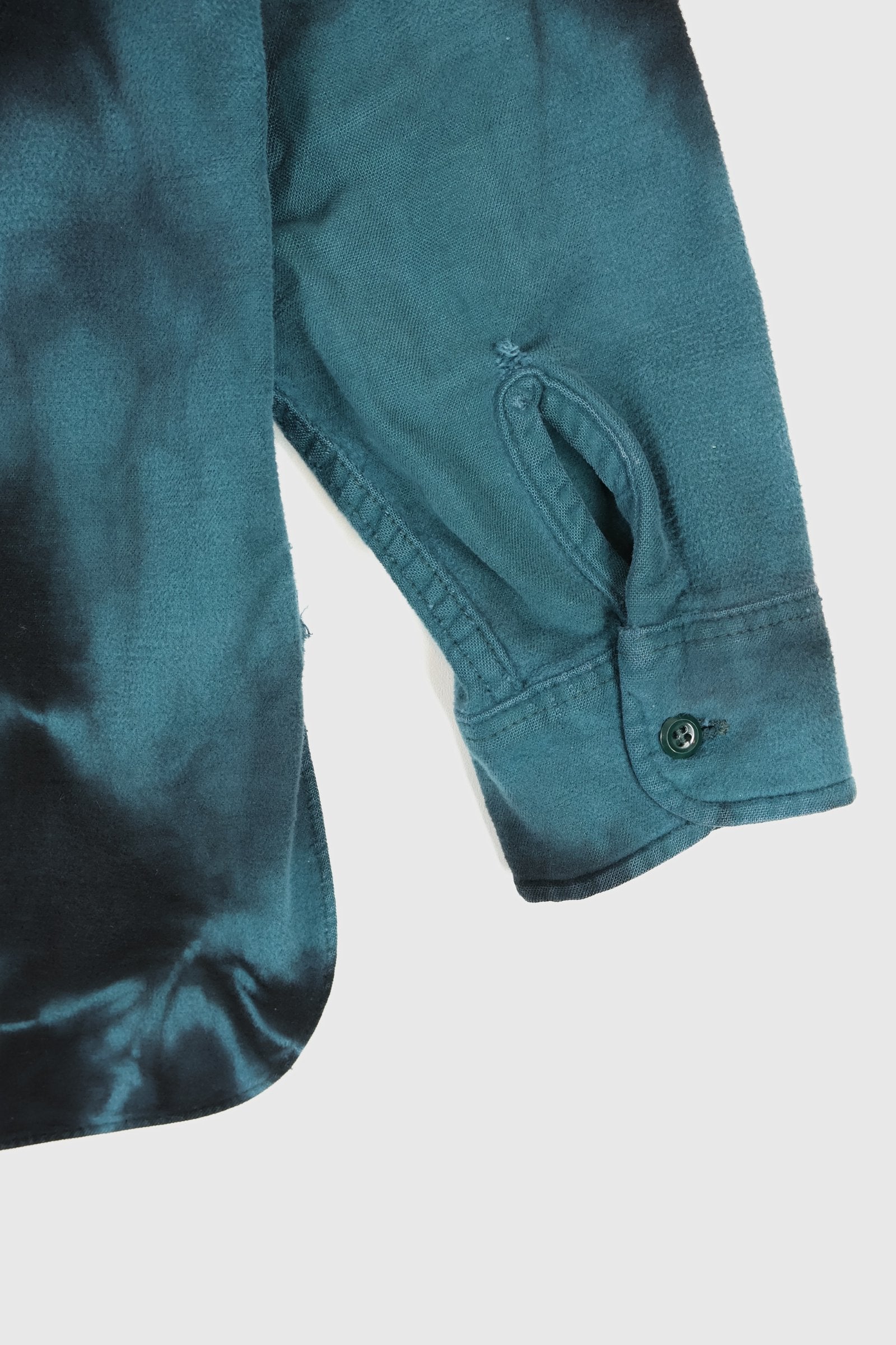 Reworked Woolrich Dyed Flannel Button Down Shirt Image 6