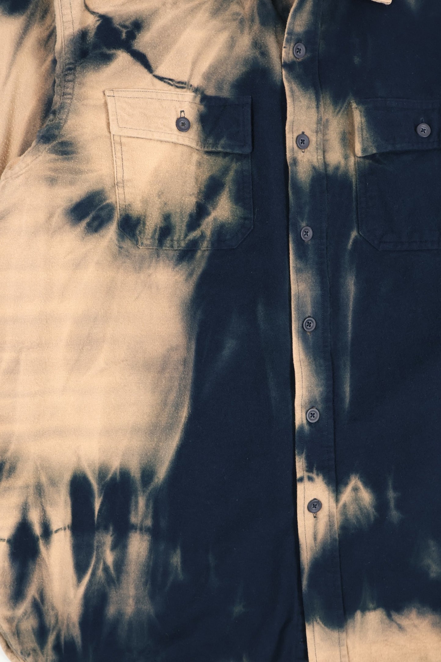 Reworked L.L. Bean Dyed Flannel Button-Down Shirt Image 4