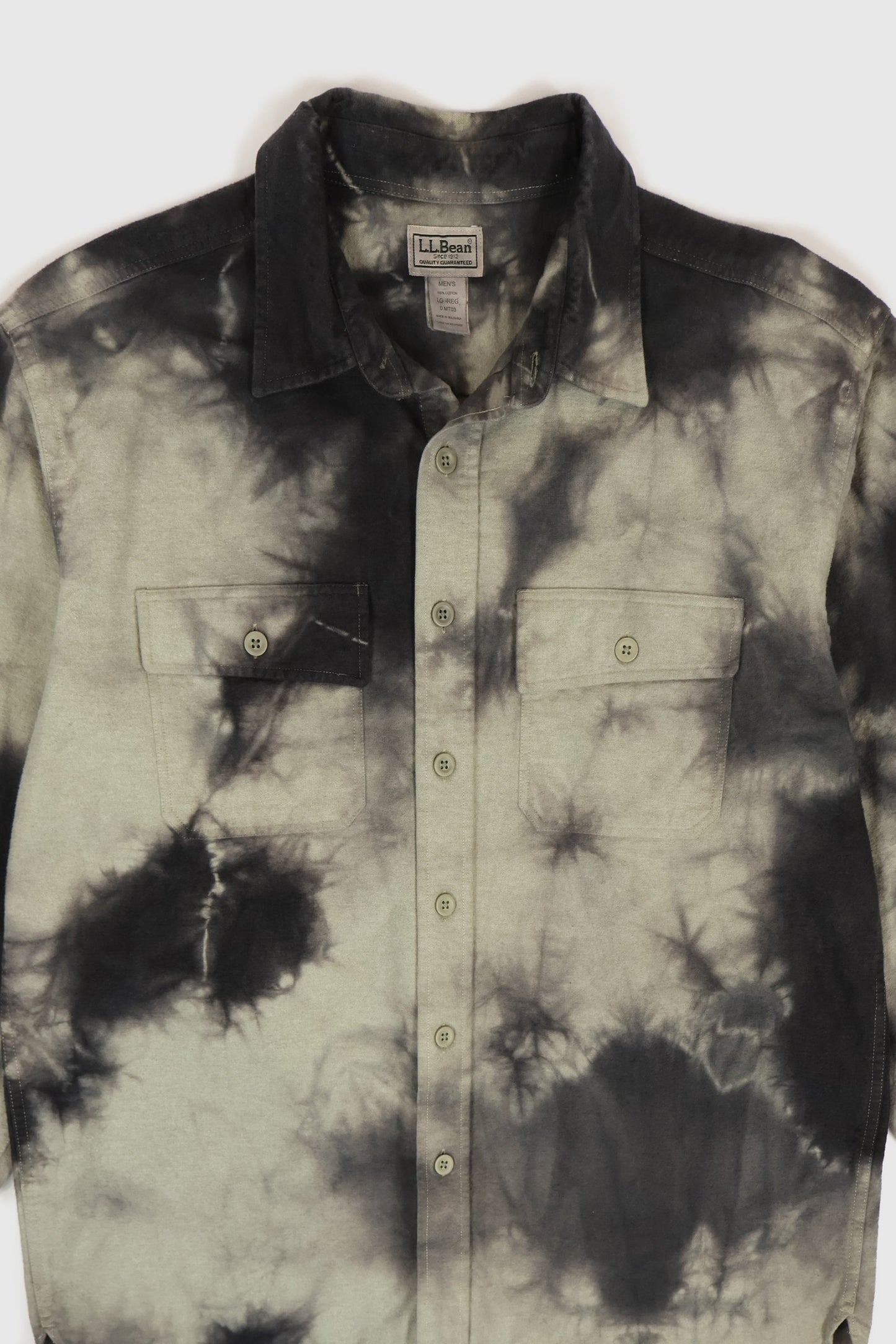 Reworked L.L. Bean Dyed Button Down Shirt Image 2