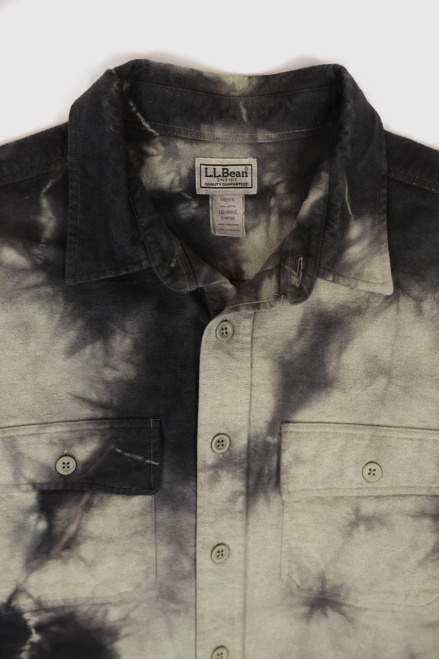 Reworked L.L. Bean Dyed Button Down Shirt Image 3