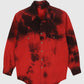 Reworked Dyed Red Flannel Button Down Shirt Image 0