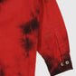 Reworked Dyed Red Flannel Button Down Shirt Image 5