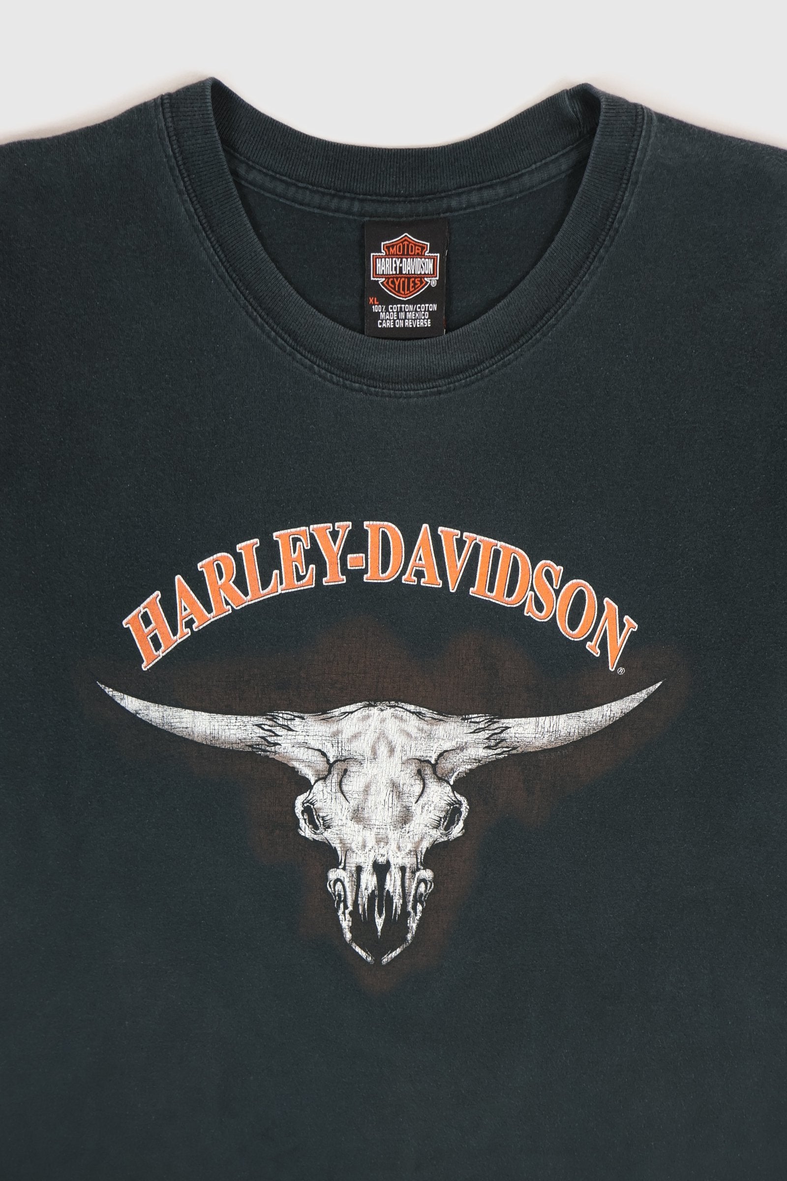 Vintage Y2K Harley-Davidson Cattle Skull Texas Tee Image 2