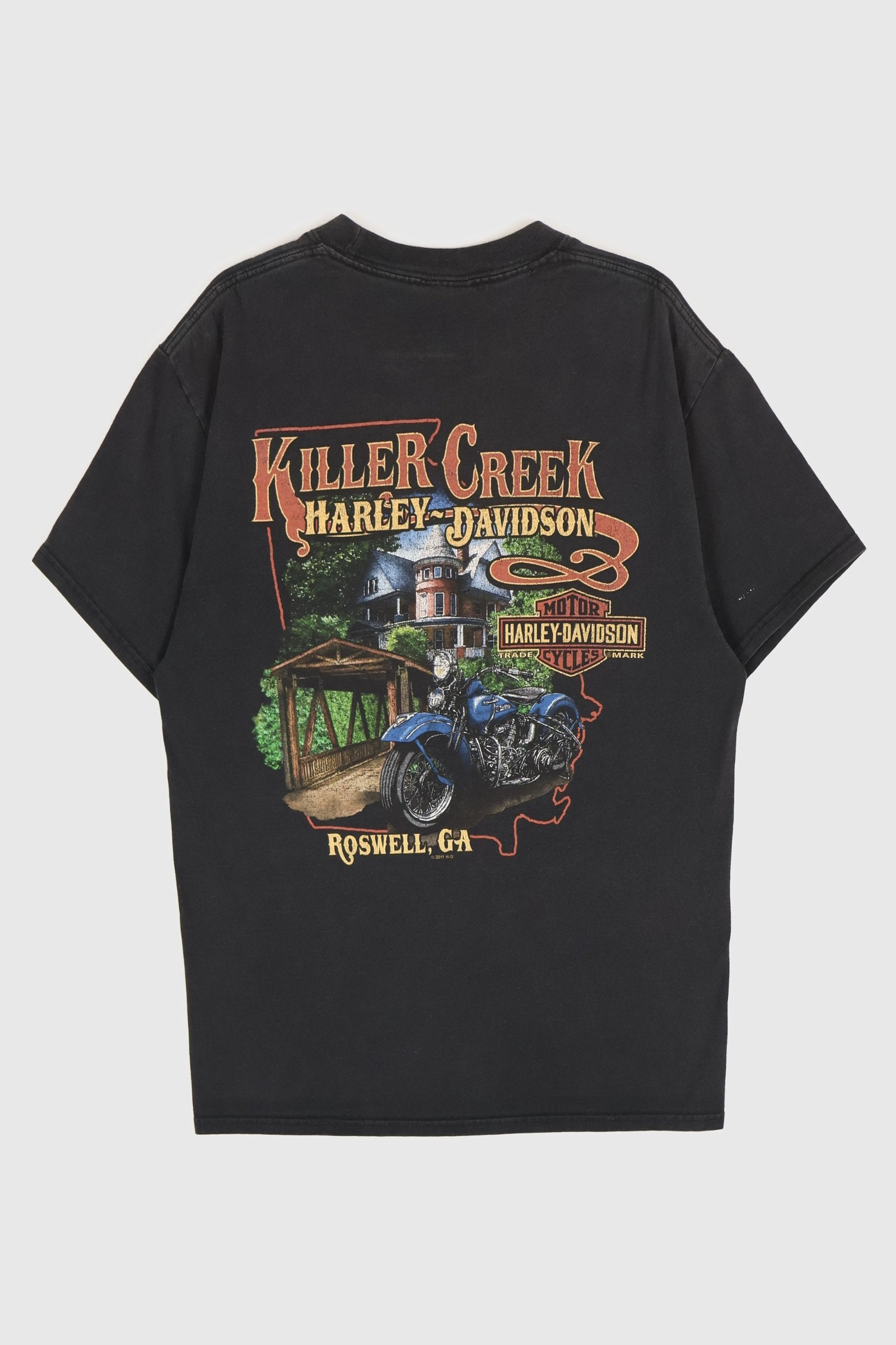 Vintage Y2K Harley-Davidson Killer Creek Georgia Tee Image 1