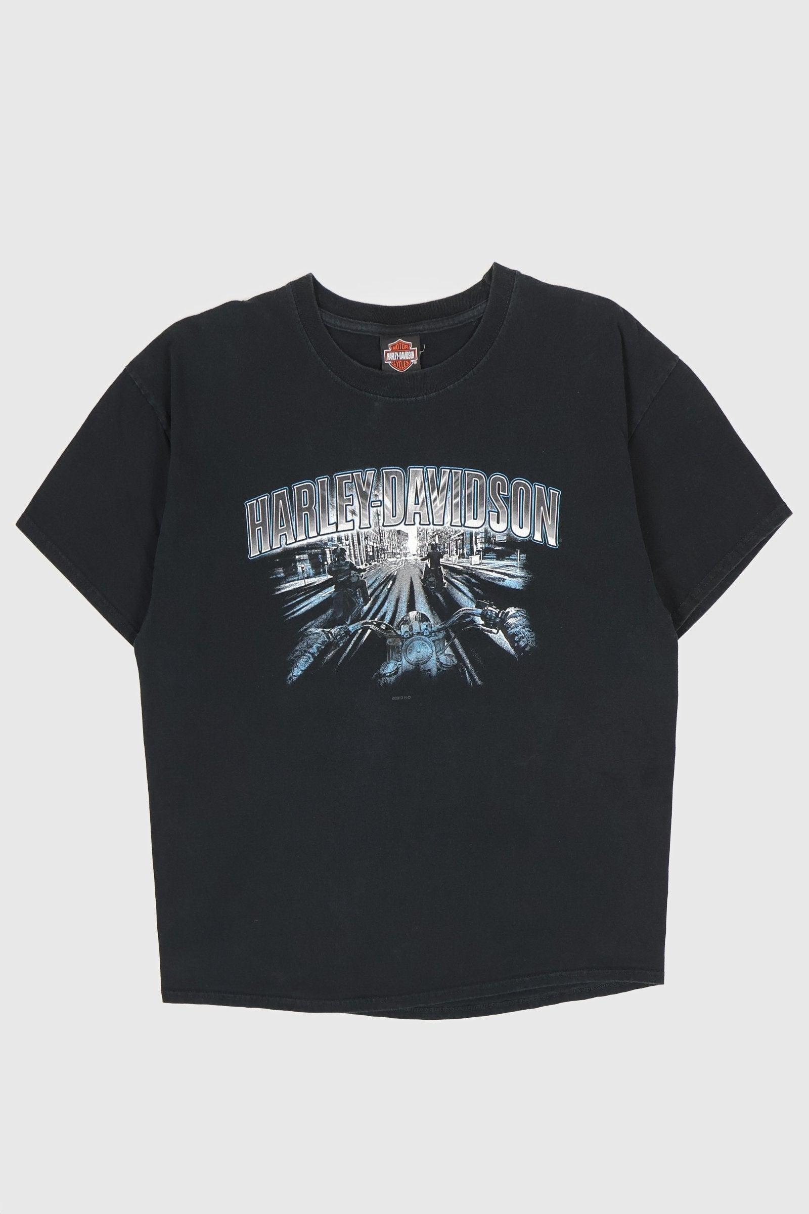 Vintage Y2K Harley-Davidson Qatar Airbase Tee Image 0
