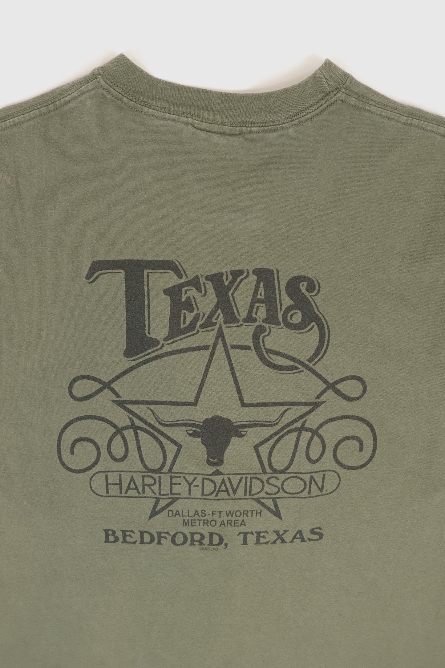 Vintage Y2K Harley-Davidson Bedford Texas Tee Image 4