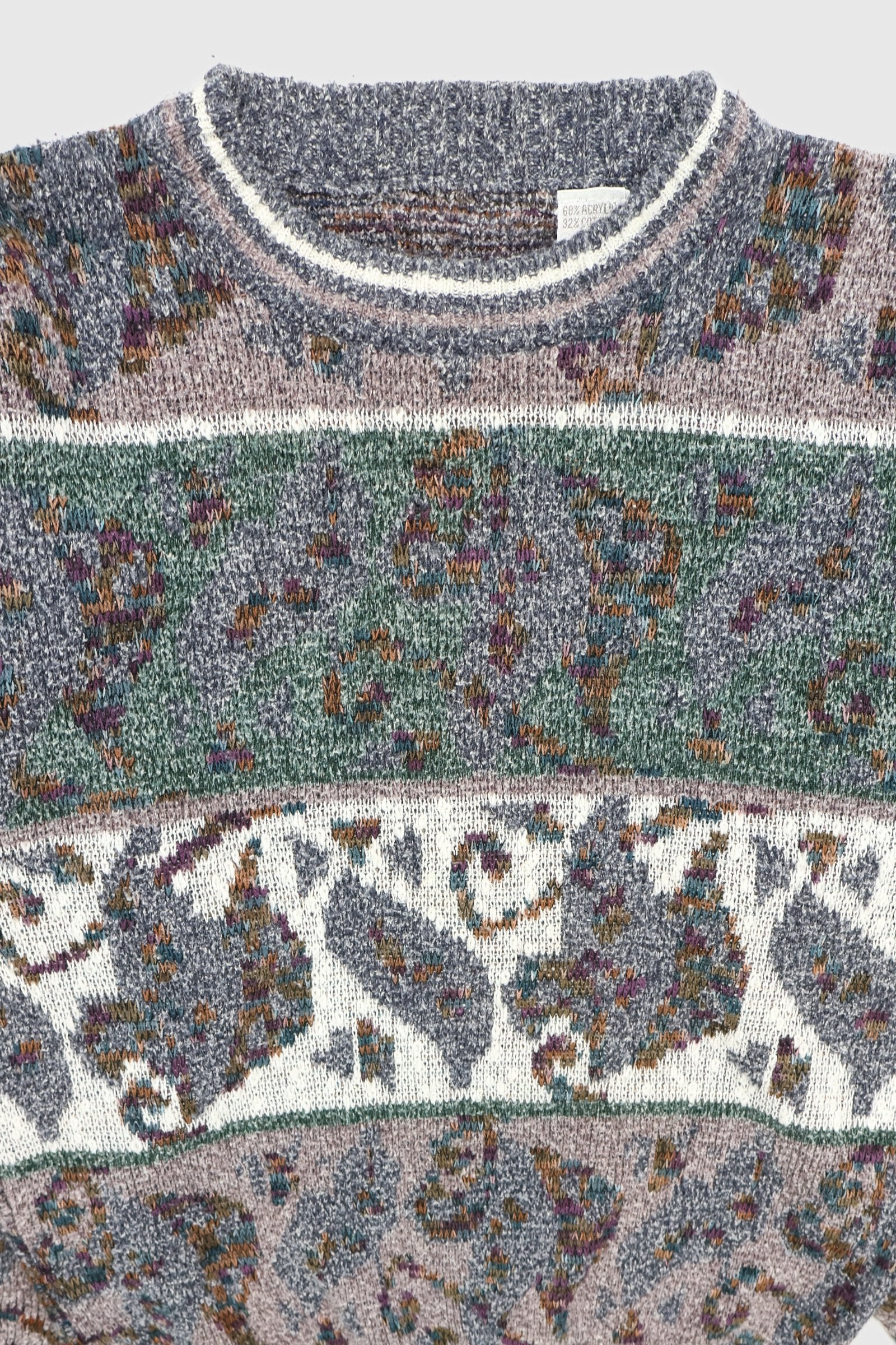 Vintage Paisley Pattern Sweater Image 2