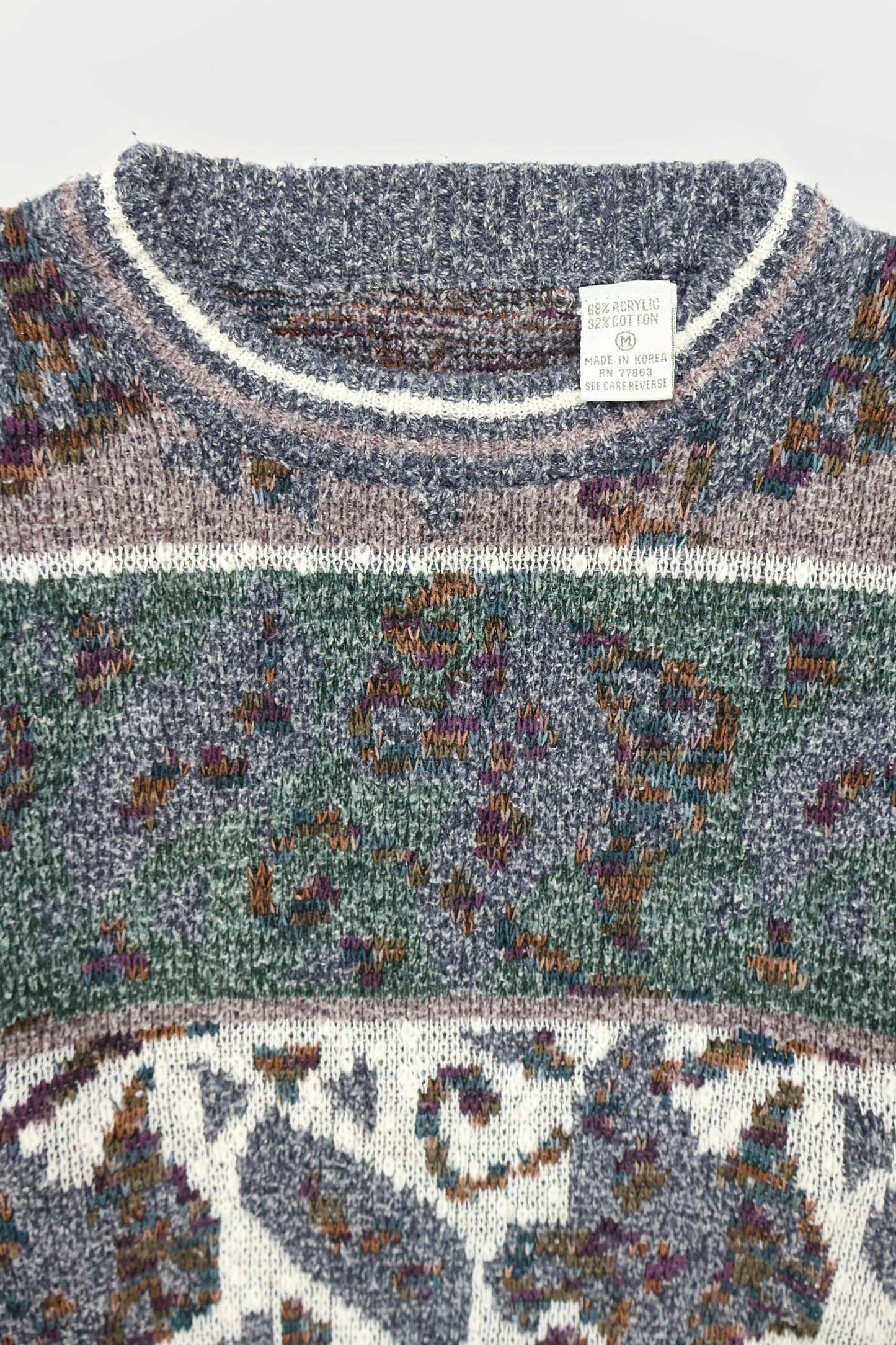 Vintage Paisley Pattern Sweater Image 3