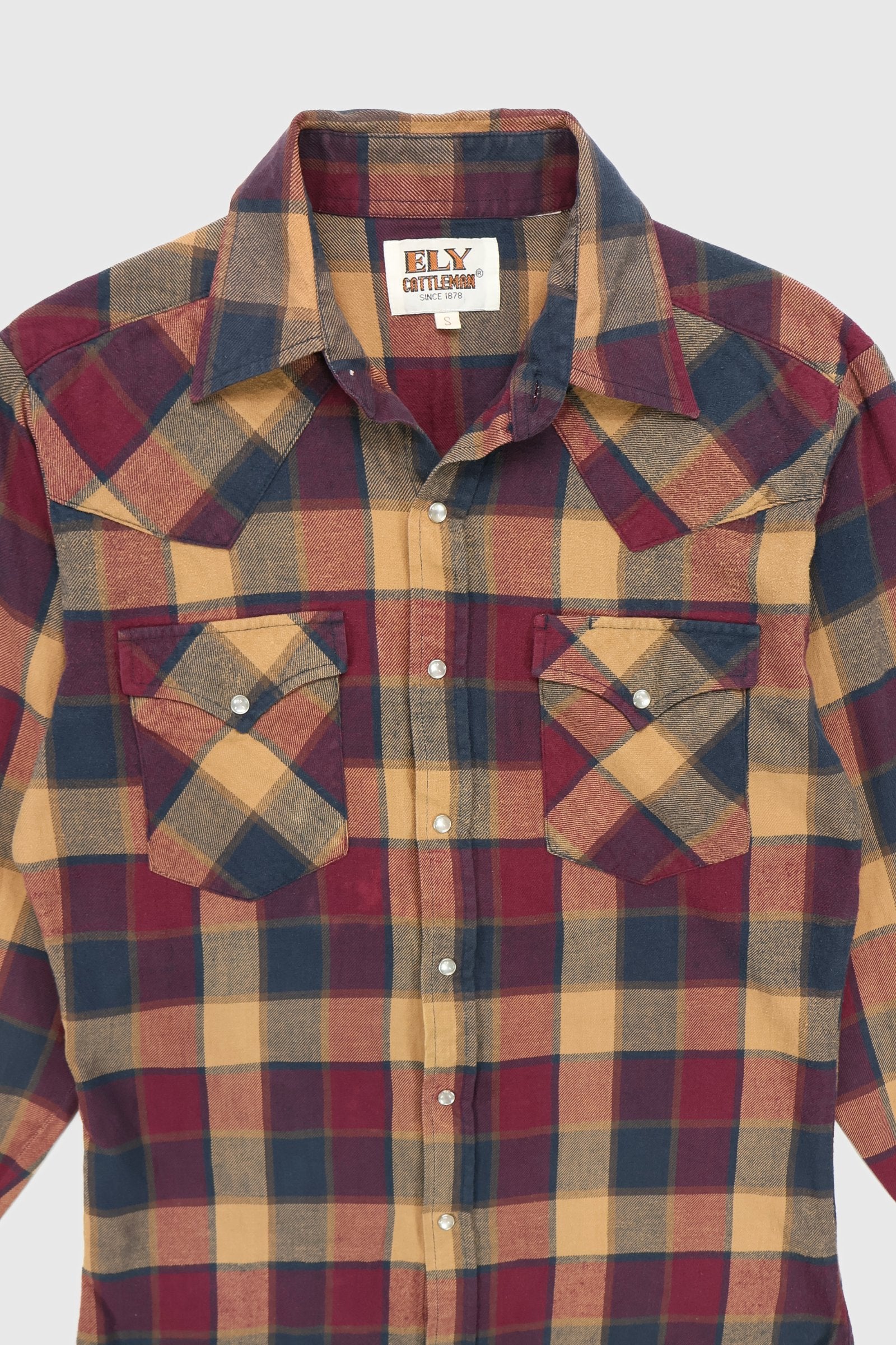 Vintage Snap Button-Down Shirt Image 1