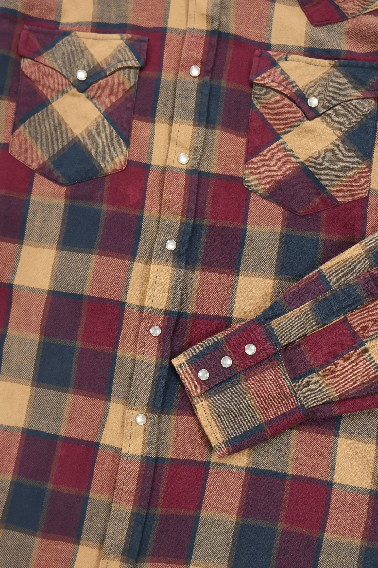 Vintage Snap Button-Down Shirt Image 3