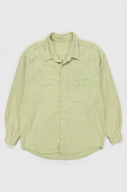 Vintage Light Green Button-Down Shirt Image 0