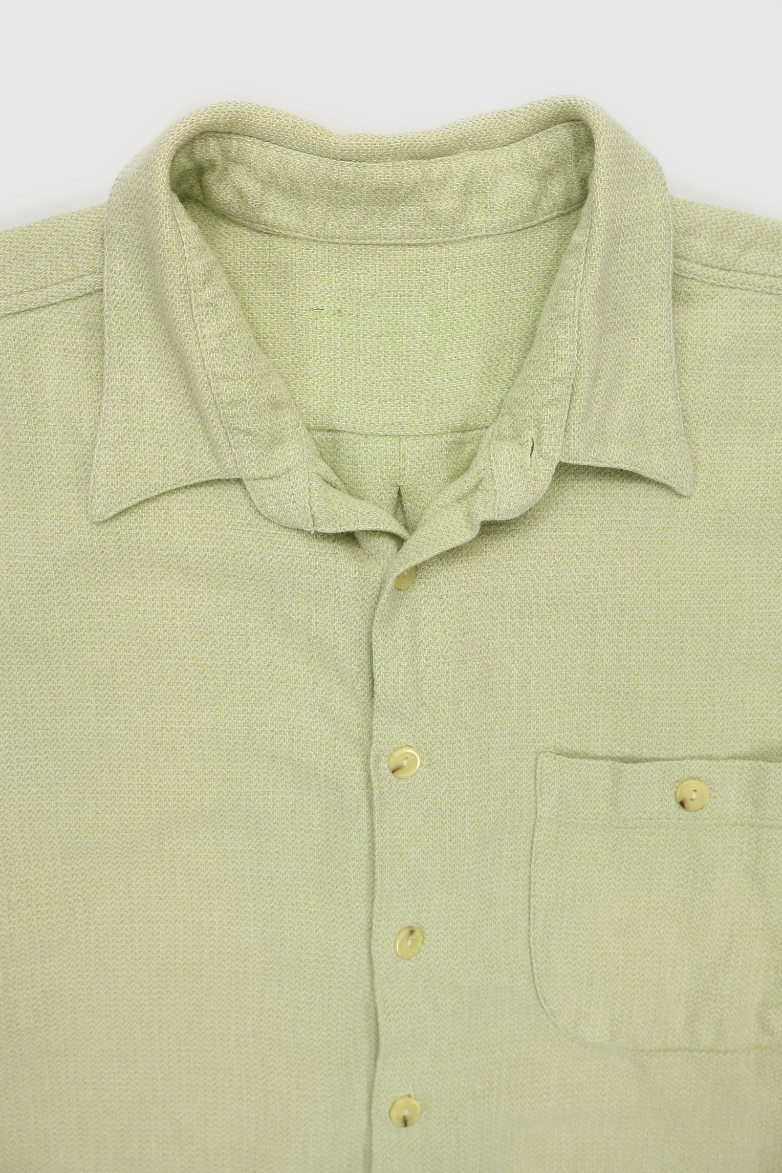 Vintage Light Green Button-Down Shirt Image 2