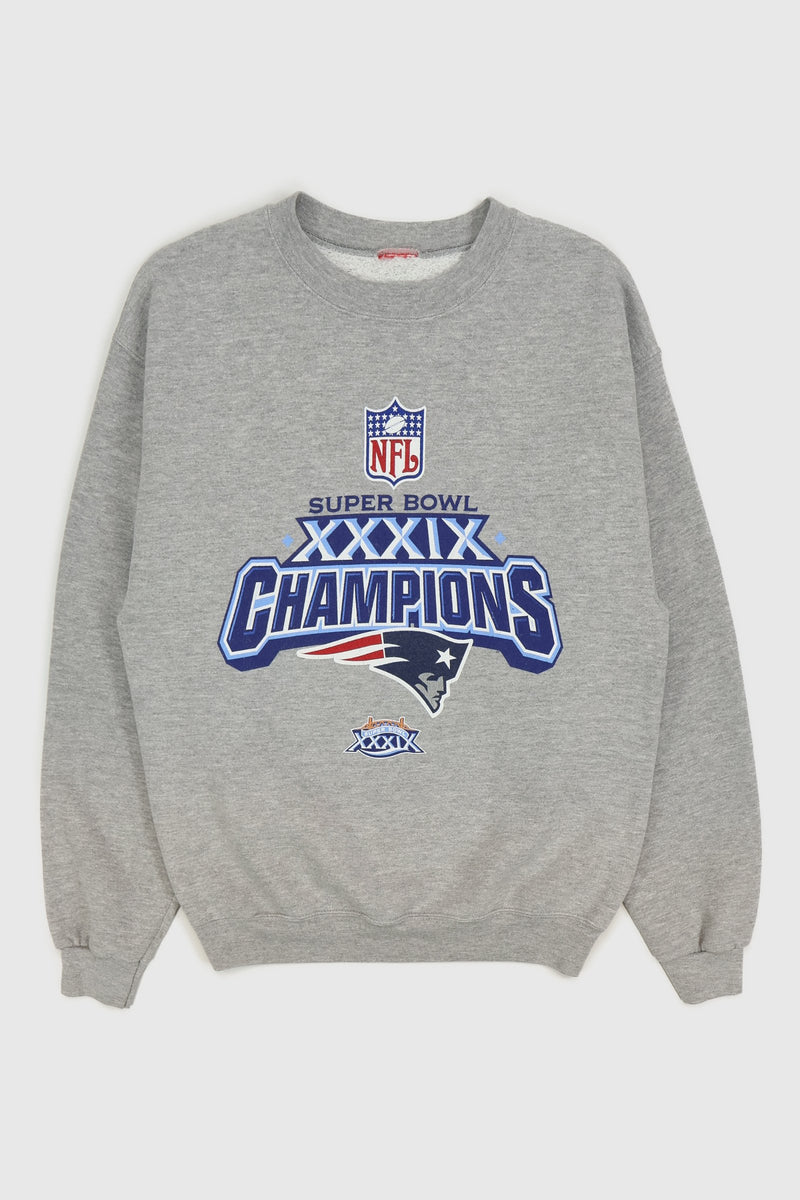 Vintage New England Patriots Super Bowl XXXIX Champions Crewneck