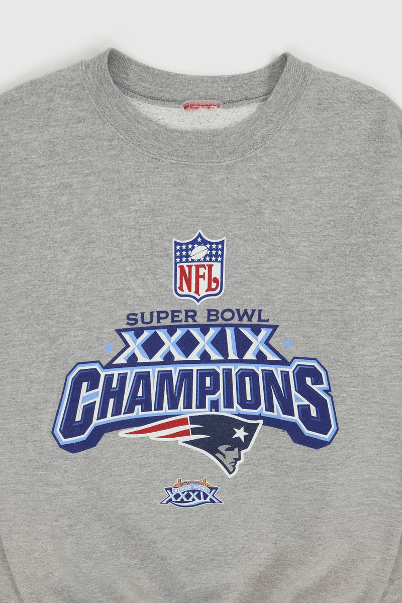Vintage New England Patriots Super Bowl XXXIX Champions Crewneck
