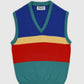 Vintage Striped Sweater Vest Image 0
