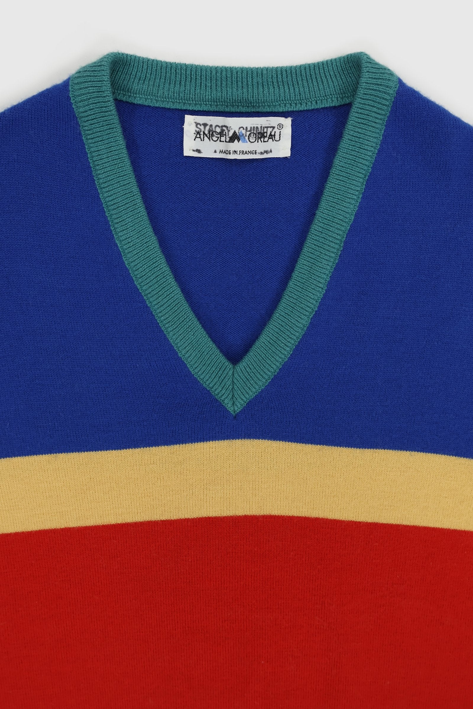 Vintage Striped Sweater Vest Image 3