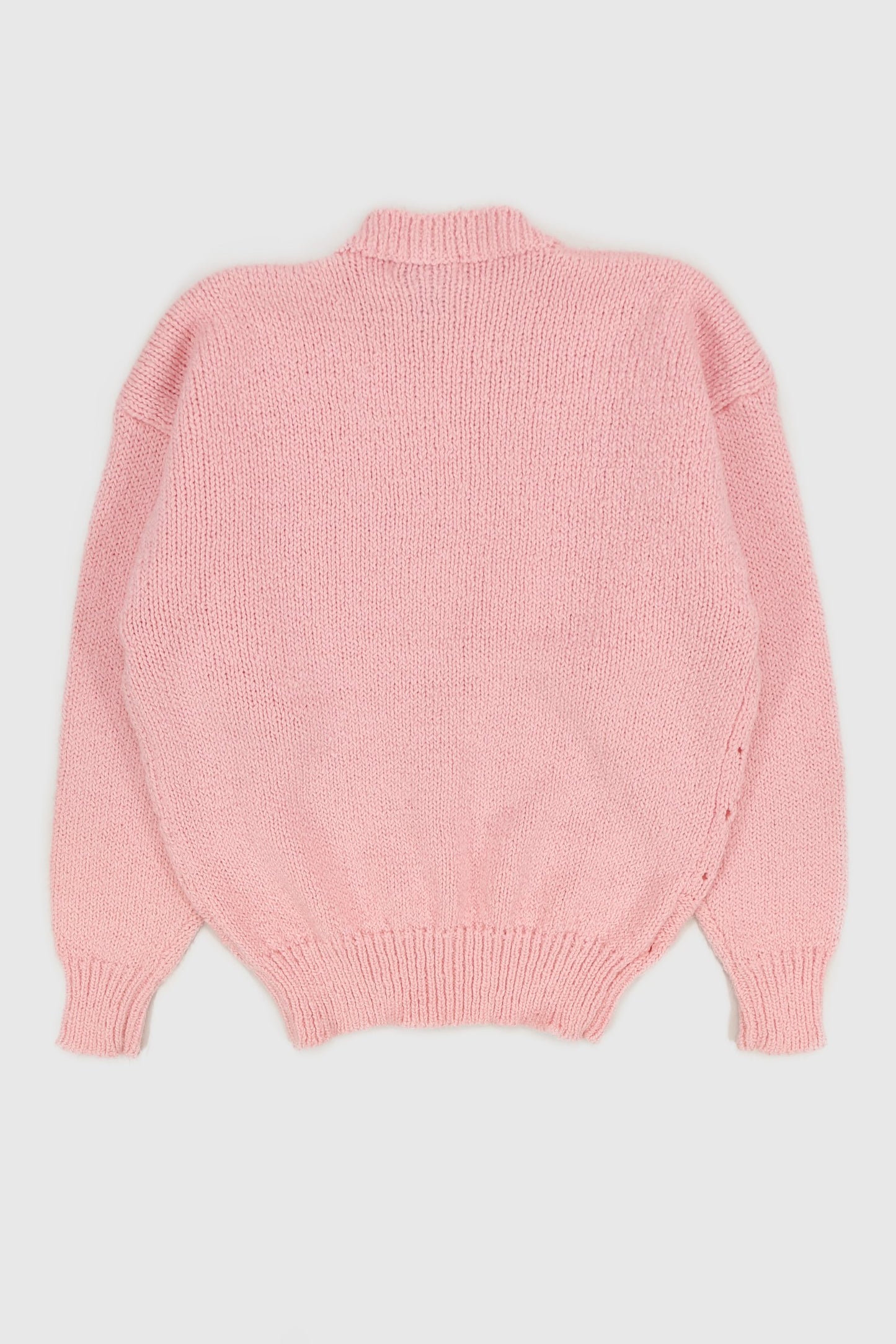 Vintage Pink Cardigan Sweater Image 1