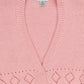 Vintage Pink Cardigan Sweater Image 2