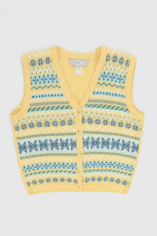 Vintage Cardigan Sweater Vest Image 0