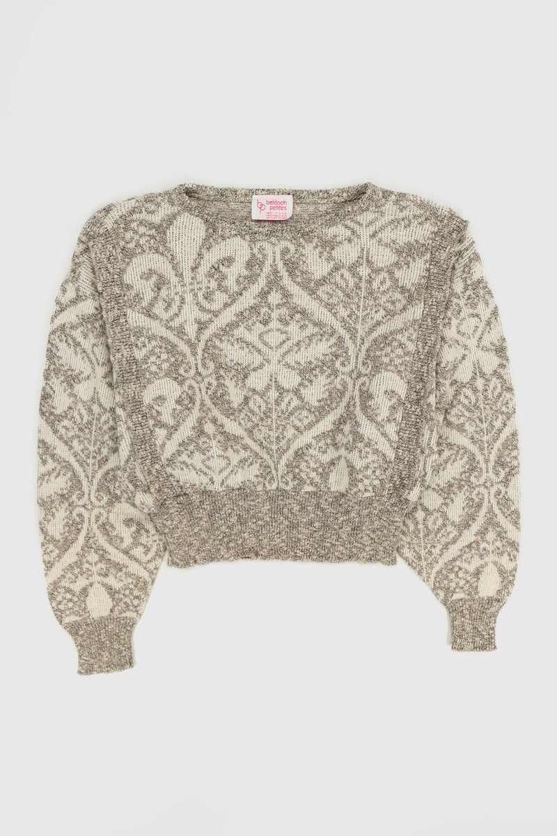 Vintage Cropped Sweater