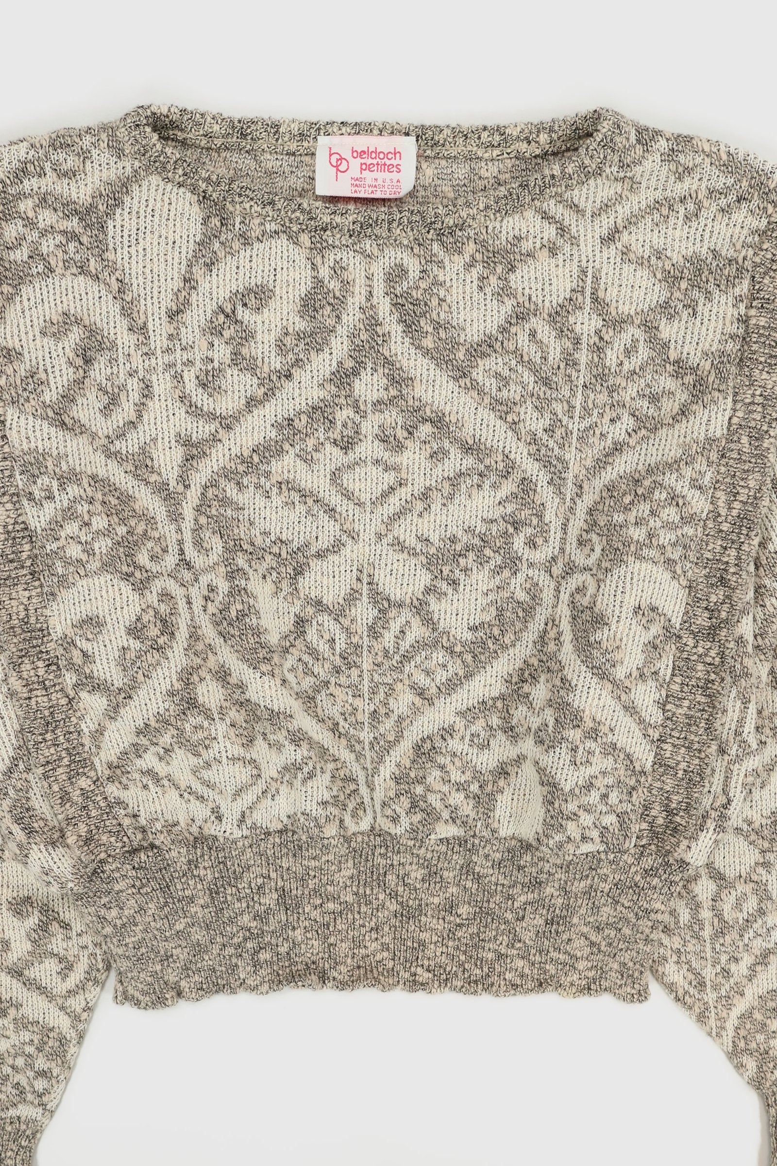 Vintage Cropped Sweater Image 1