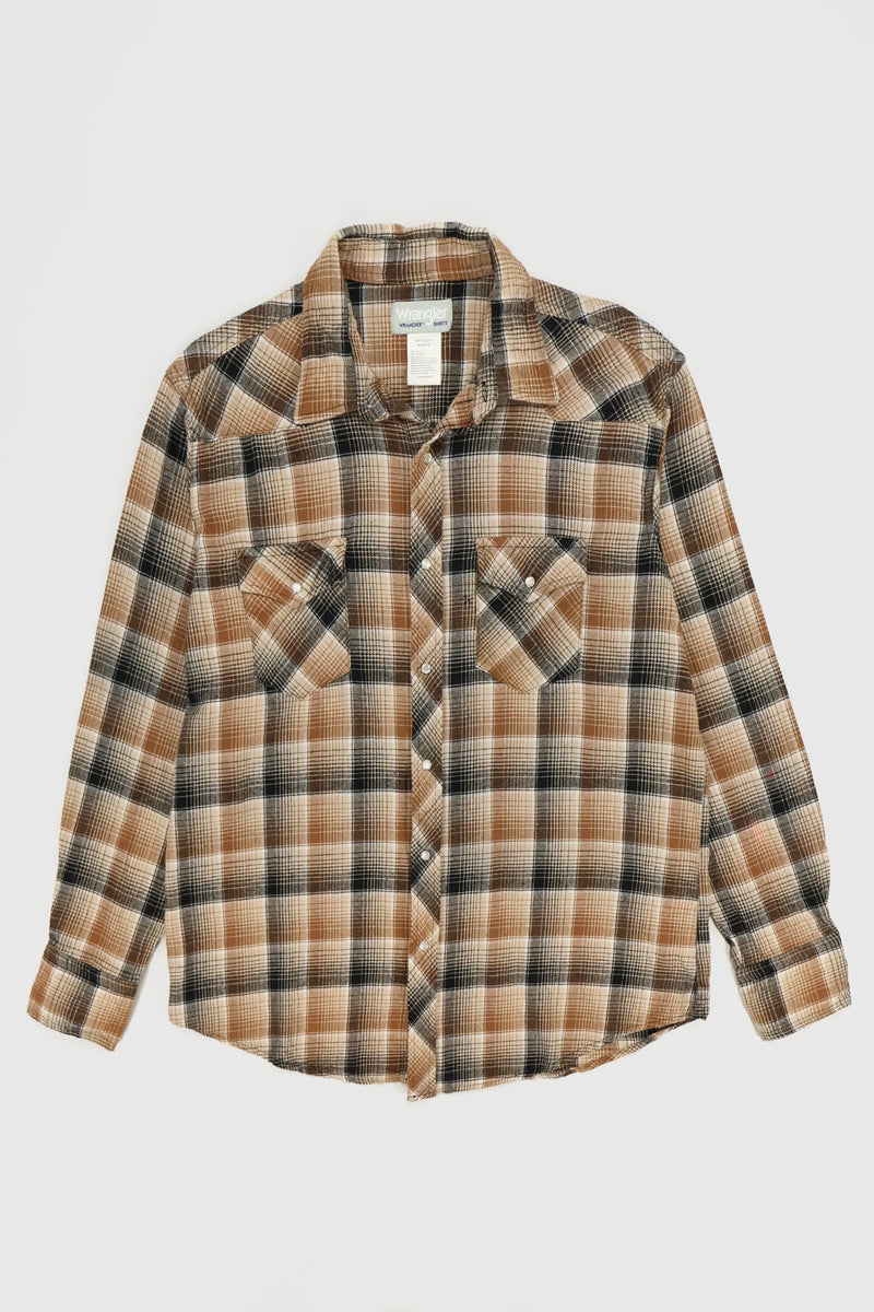 Vintage Wrangler Snap Button-Down Shirt