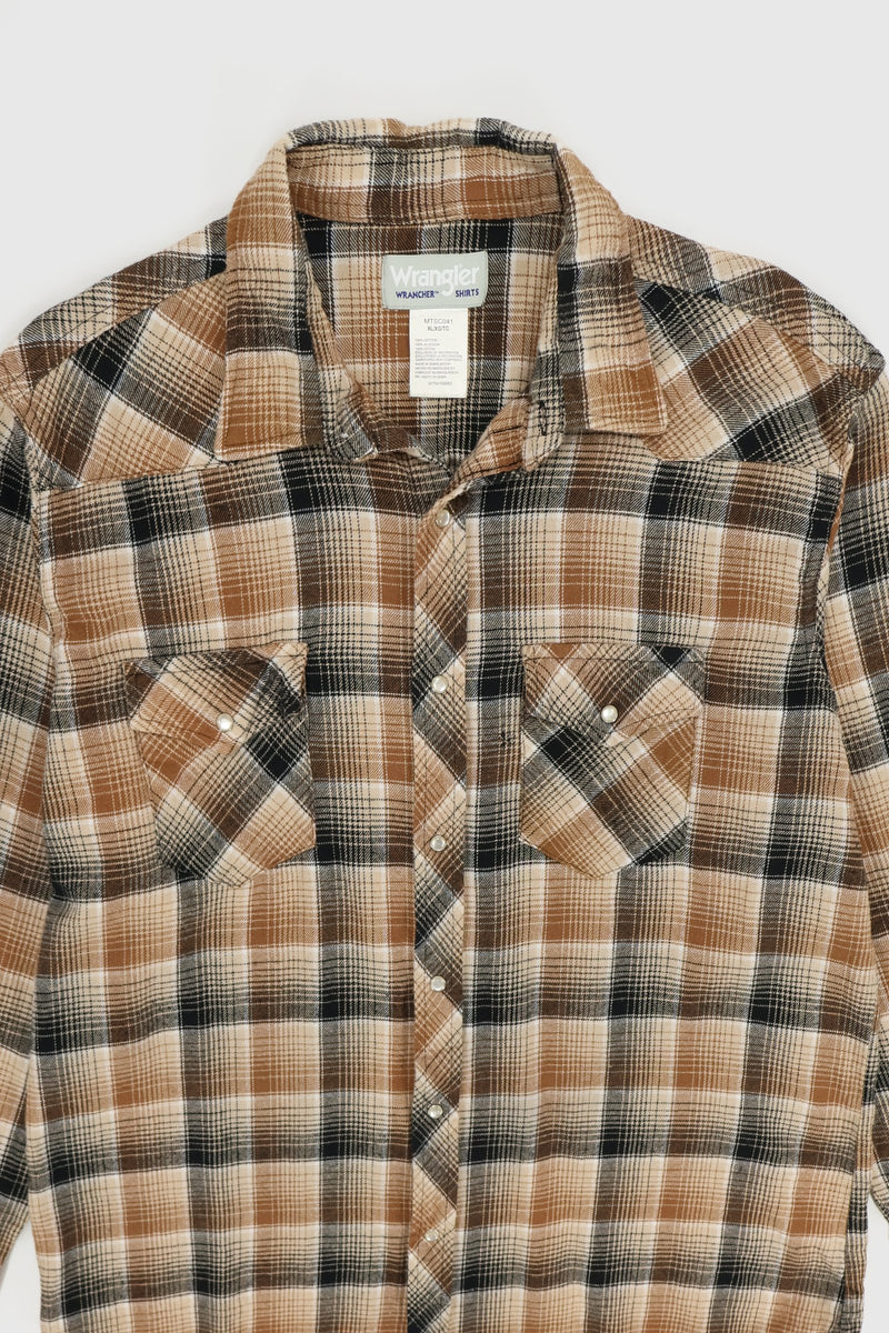 Vintage Wrangler Snap Button-Down Shirt