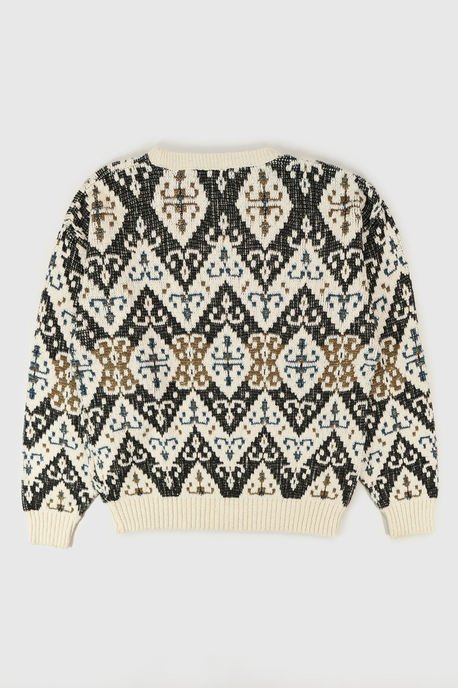Vintage Geometric Pattern Sweater Image 1