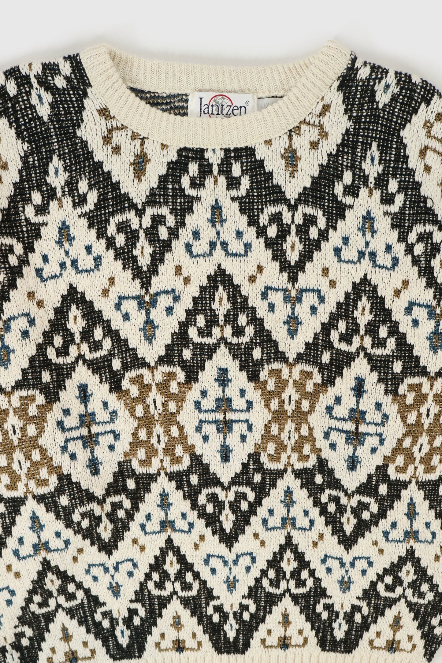 Vintage Geometric Pattern Sweater Image 2