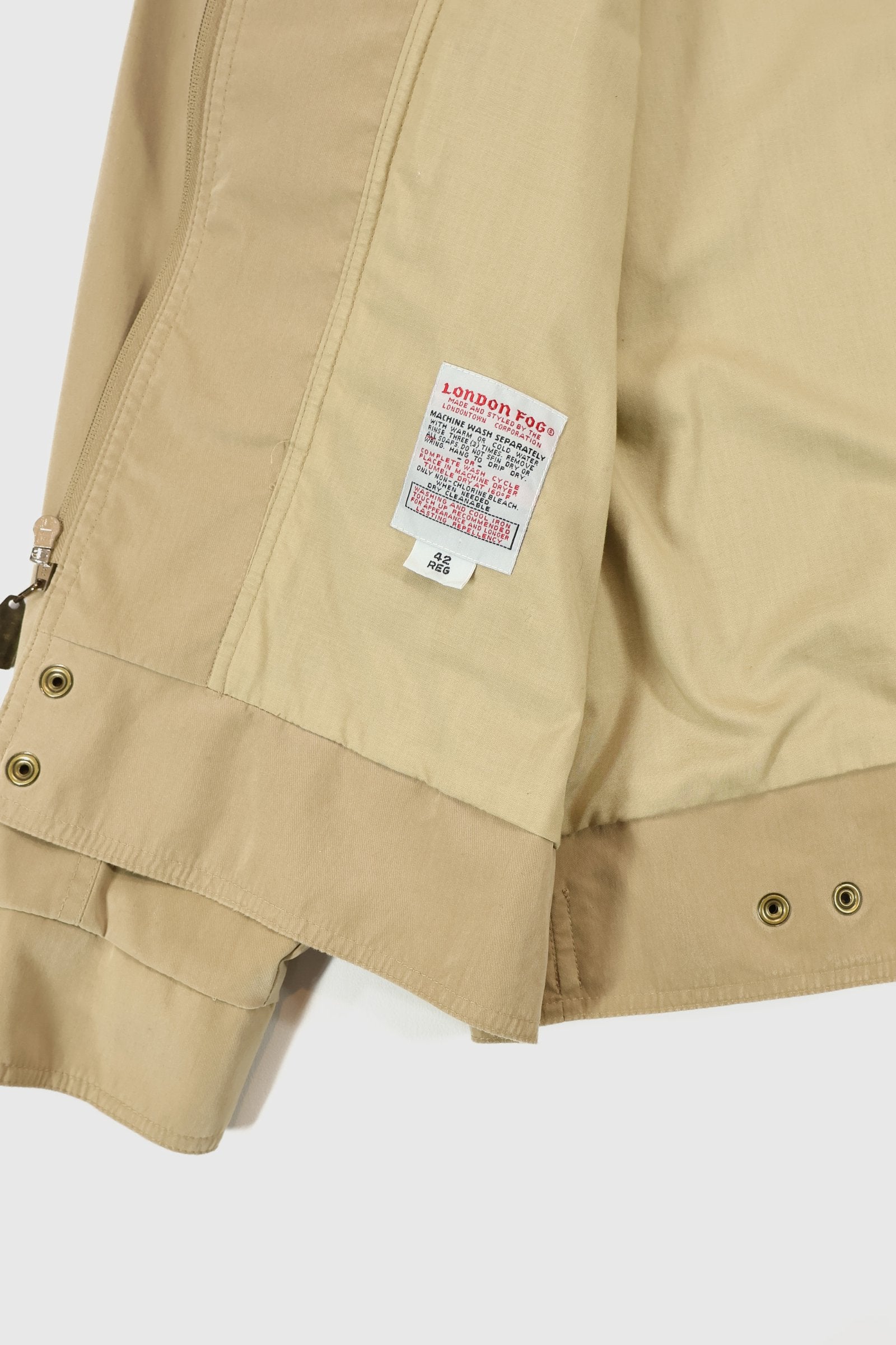 Vintage London Fog Full Zip Jacket Image 4
