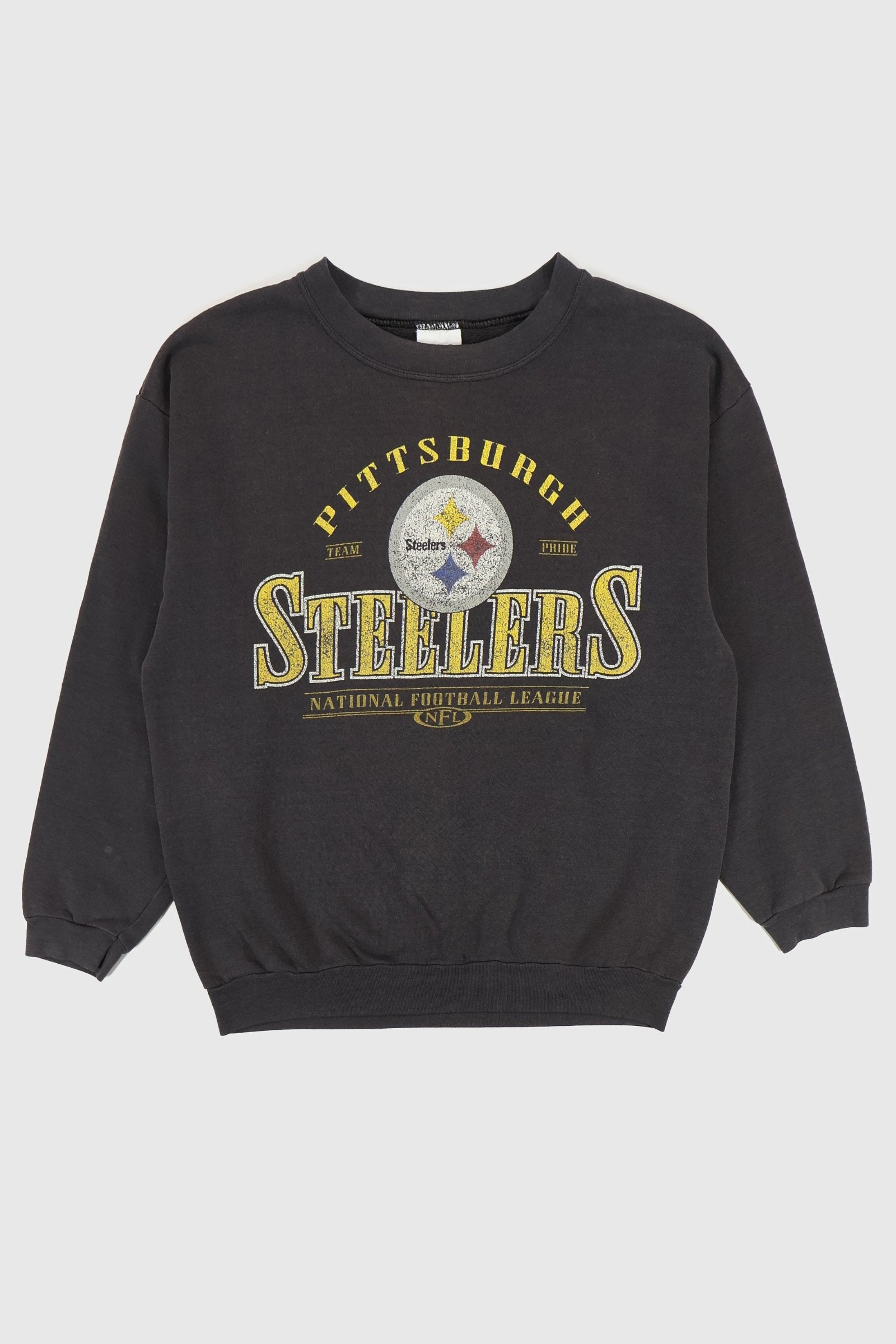 Vintage Faded Pittsburgh Steelers Crewneck Image 0