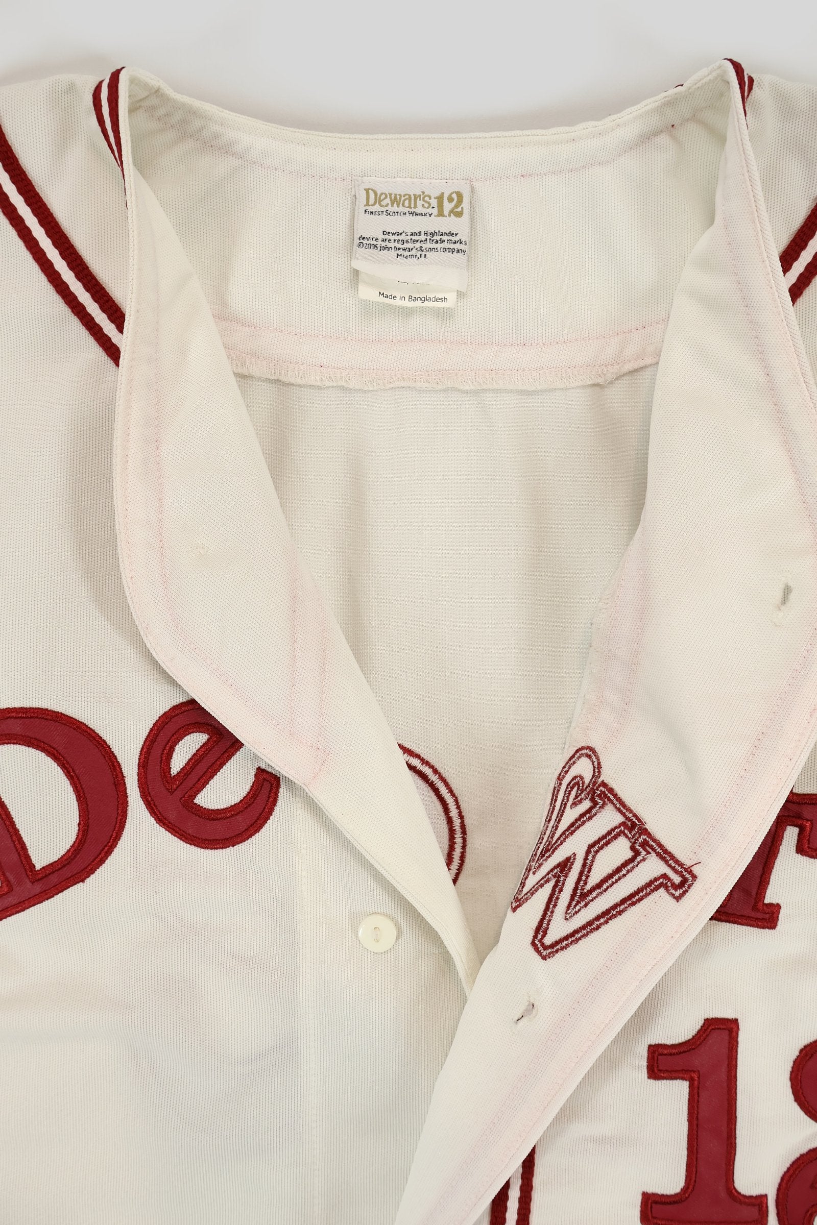 Vintage Dewar's Baseball Jersey Image 3