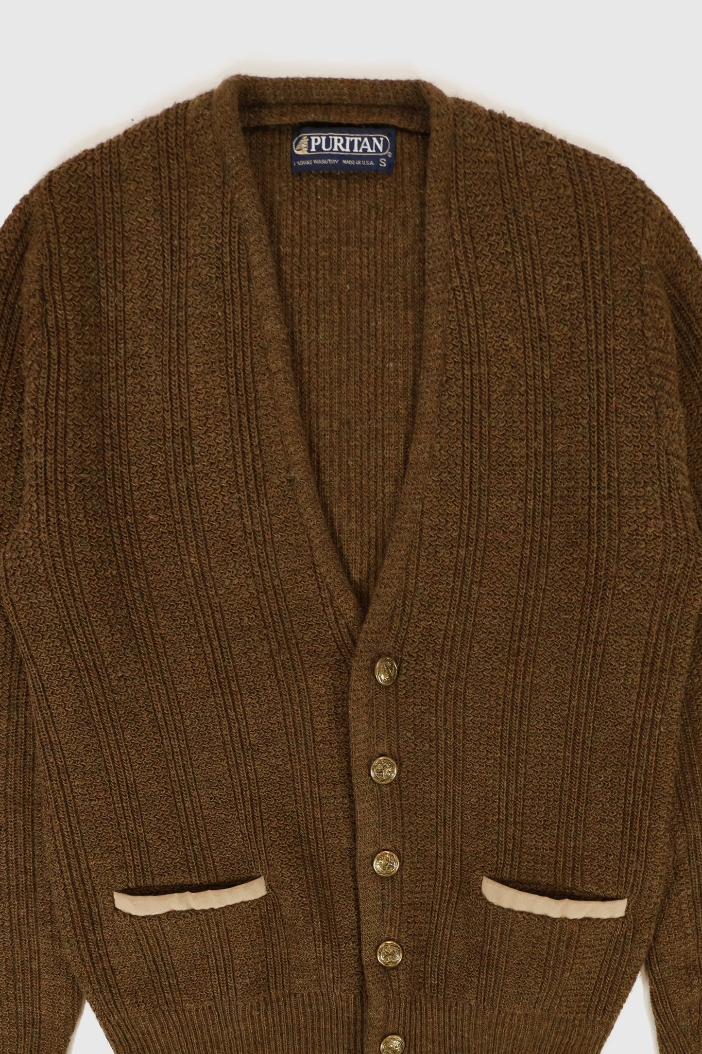 Vintage Knit Cardigan Sweater Image 1